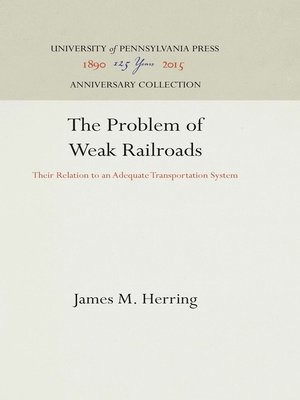 cover image of The Problem of Weak Railroads